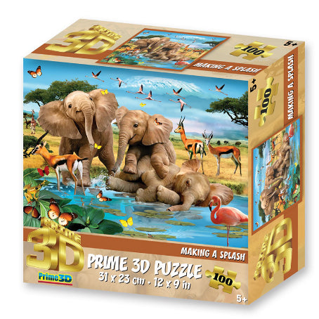 HOWARD ROBINSON Super 3D Puzzle 100pc Making A Splash Default Title