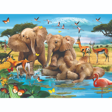 HOWARD ROBINSON Super 3D Puzzle 100pc Making A Splash Default Title