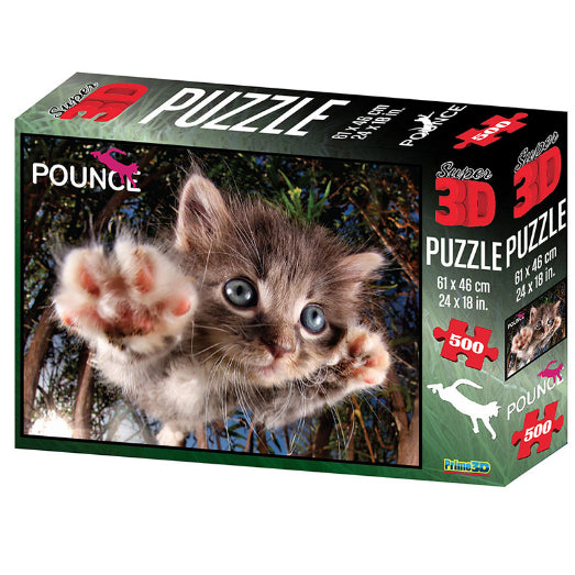 HOWARD ROBINSON Super 3D Puzzle 500pc Pounce Default Title