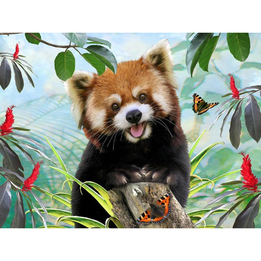 HOWARD ROBINSON Super 3D Kids Puzzle 63pc Red Panda Default Title