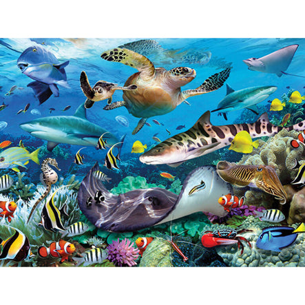 HOWARD ROBINSON Super 3D Kids Puzzle 63pc Sea Wonders Default Title