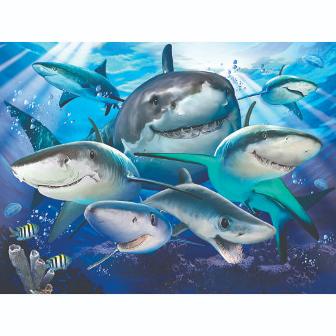 HOWARD ROBINSON Selfies 3D Puzzle 100pc Shark Selfie Default Title