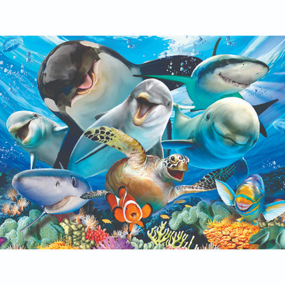 HOWARD ROBINSON Selfies 3D Puzzle 63pc Underwater Selfie Default Title