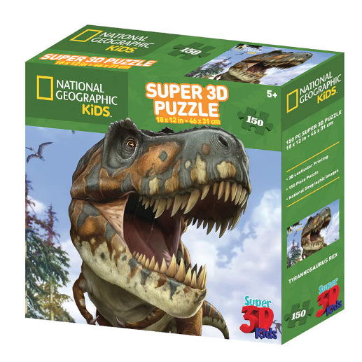 NATIONAL GEOGRAPHIC 3D Kids Puzzle 150pc Tyrannosaurus Rex Default Title