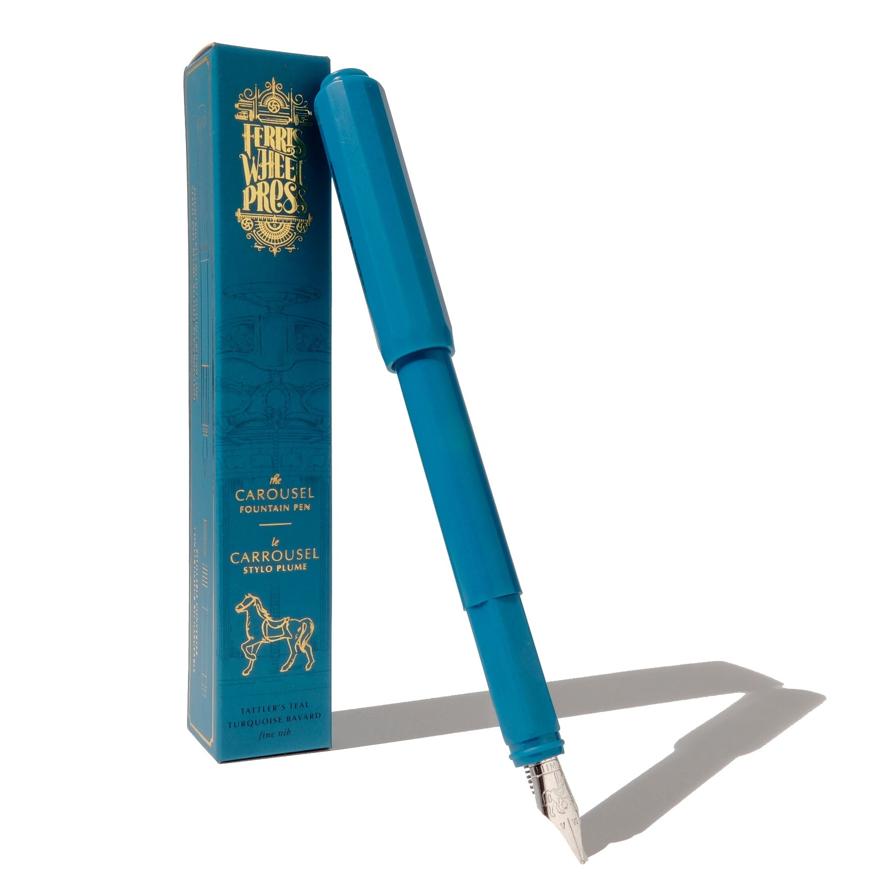 FERRIS WHEEL PRESS Carousel Fountain Pen-M Tattler's Teal Default Title