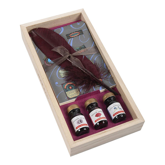 J.HERBIN Traditional Wooden Set-Memoirs To The Pen