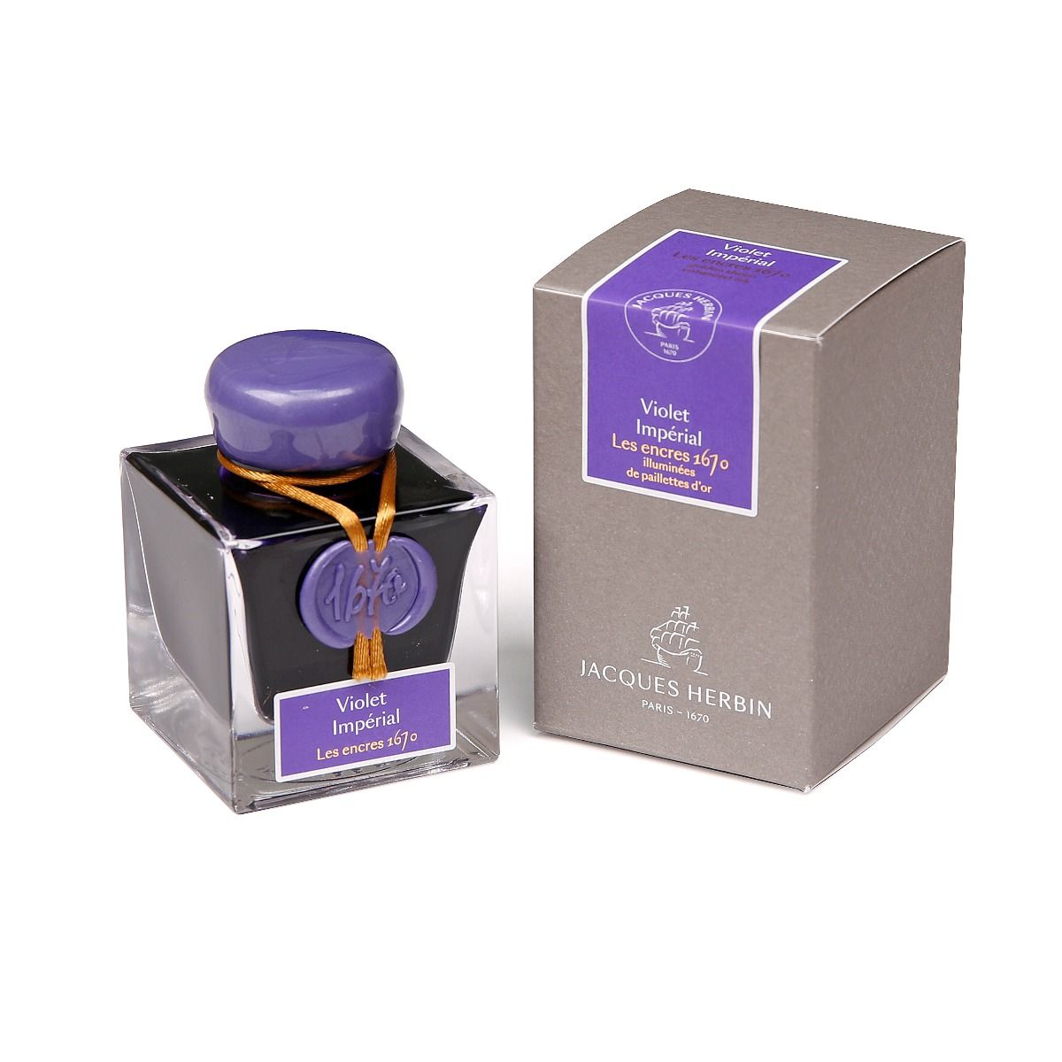 JACQUES HERBIN 1670 Ink 50ml Violet Imperial Default Title