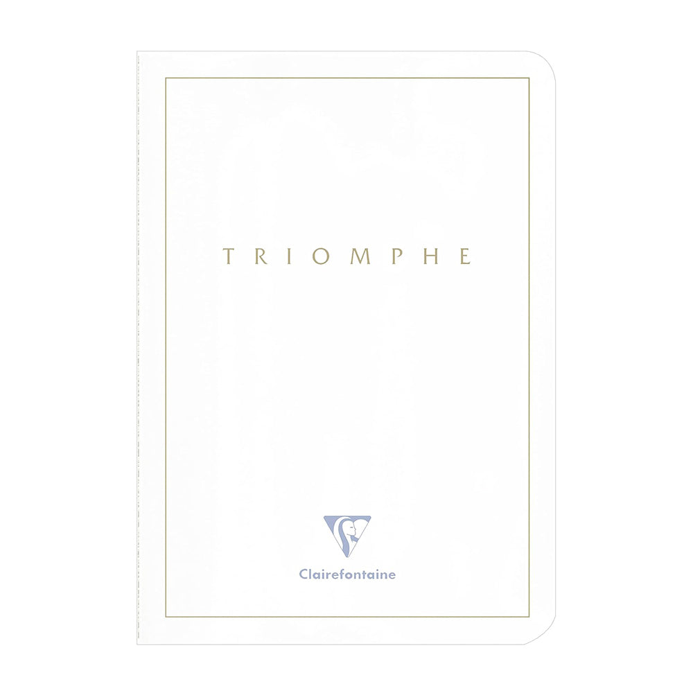 CLAIREFONTAINE Triomphe Gold Notebook A5 48s 90g White Plain