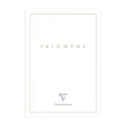 CLAIREFONTAINE Triomphe Gold Notebook A5 48s 90g White Plain