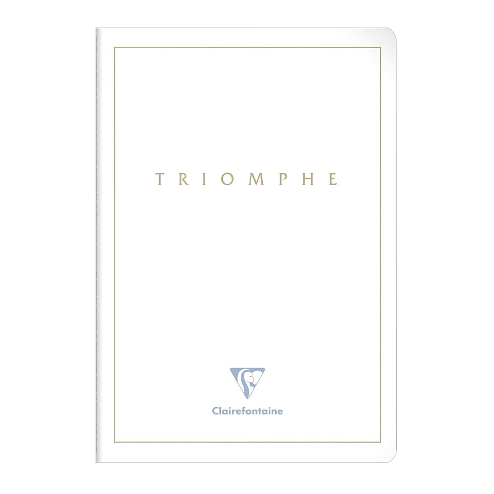 CLAIREFONTAINE Triomphe Gold Notebook A4 48s 90g White Plain