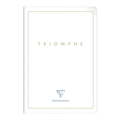 CLAIREFONTAINE Triomphe Gold Notebook A4 48s 90g White Plain