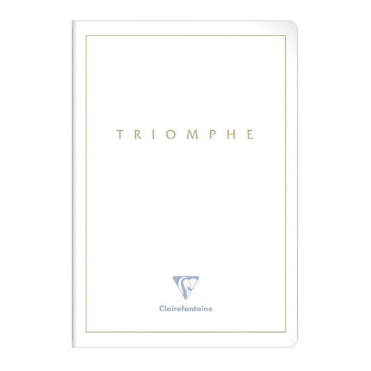 CLAIREFONTAINE Triomphe Gold Notebook A4 48s 90g White Plain