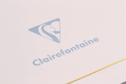 CLAIREFONTAINE Triomphe Gold Notebook A4 48s 90g White Plain