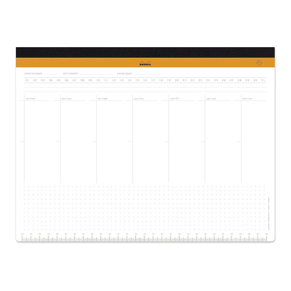 RHODIA Undated Weekly Desk Pad A4+ 297x222mm 60s