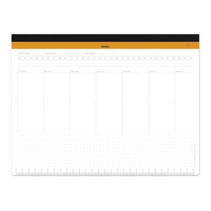 RHODIA Undated Weekly Desk Pad A4+ 297x222mm 60s