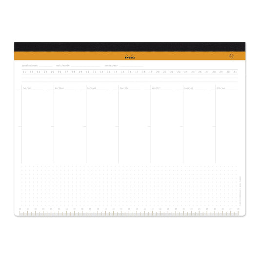 RHODIA Undated Weekly Desk Pad A4+ 297x222mm 60s