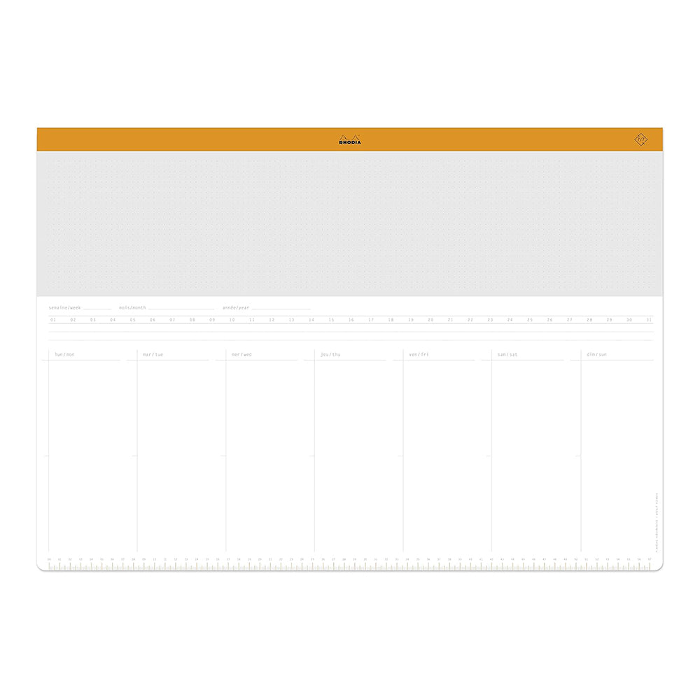 RHODIA Undated Weekly Desk Pad A2 594x142mm 30s