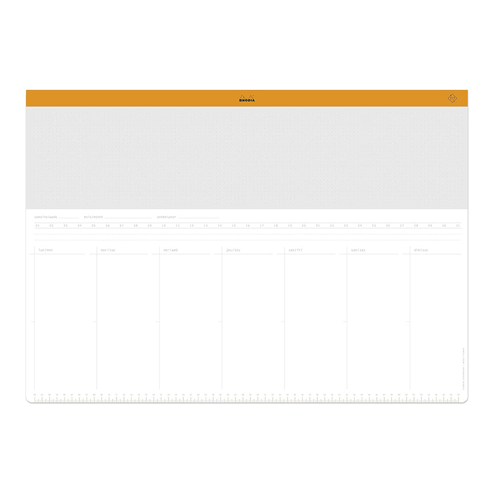 RHODIA Undated Weekly Desk Pad A2 594x142mm 30s