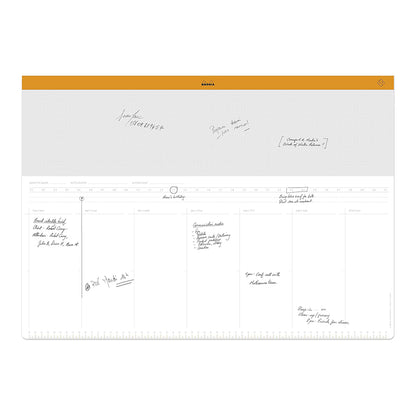 RHODIA Undated Weekly Desk Pad A2 594x142mm 30s