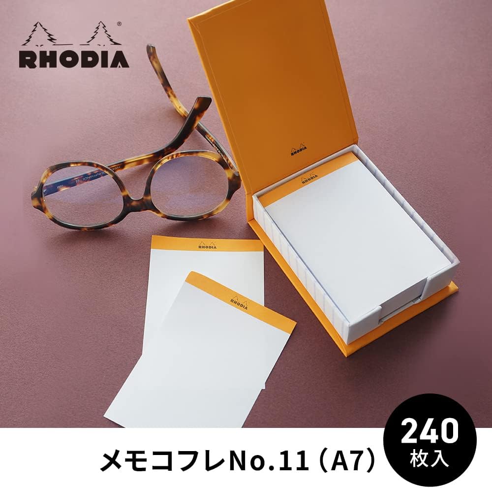 RHODIA Memo Pad Box Set No.11 85x115mm 240s 5x5