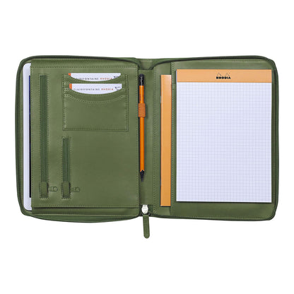 RHODIArama Zippered Portfolio A5 S Sage