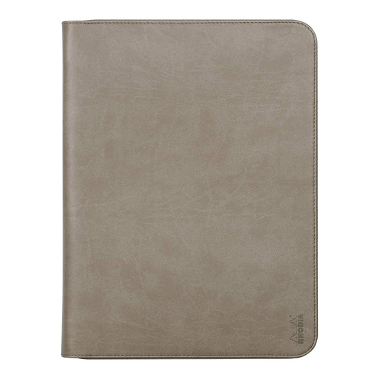 RHODIArama Zippered Portfolio A4 Large Taupe