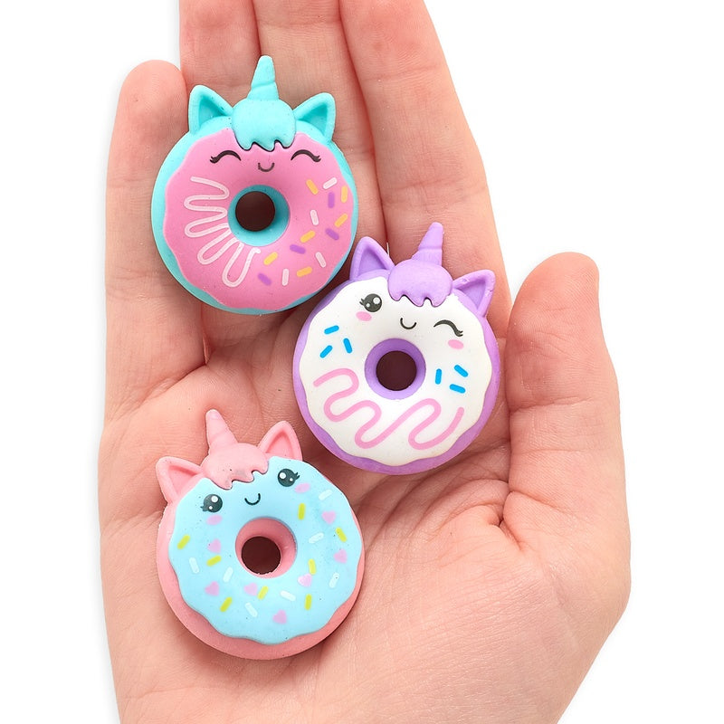 OOLY Magic Bakery Unicorn Donuts Scented Erasersx3 Default Title