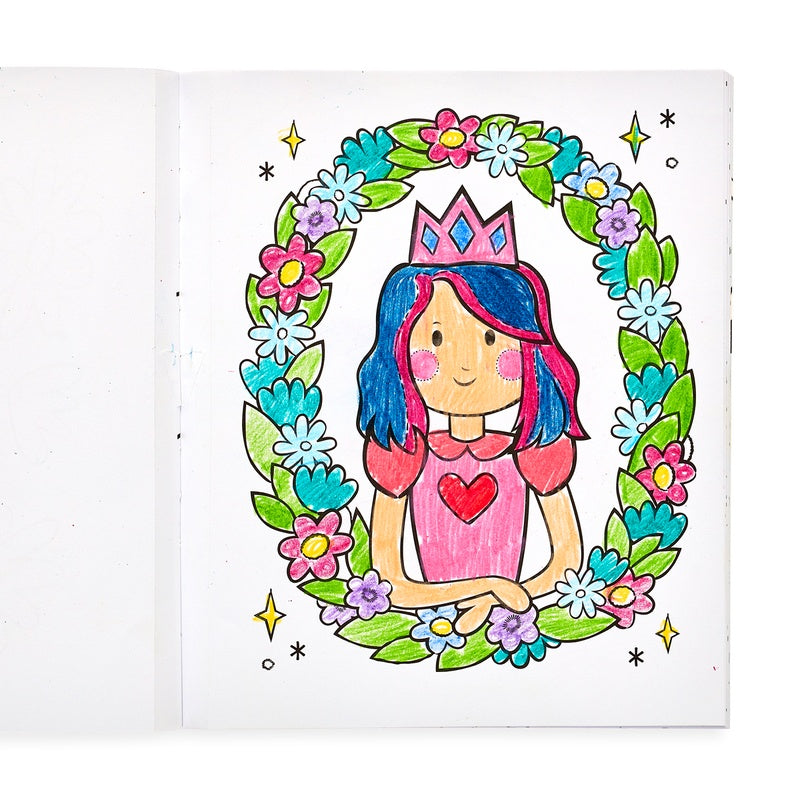 OOLY Color-in Book-Princesses & Fairies Default Title