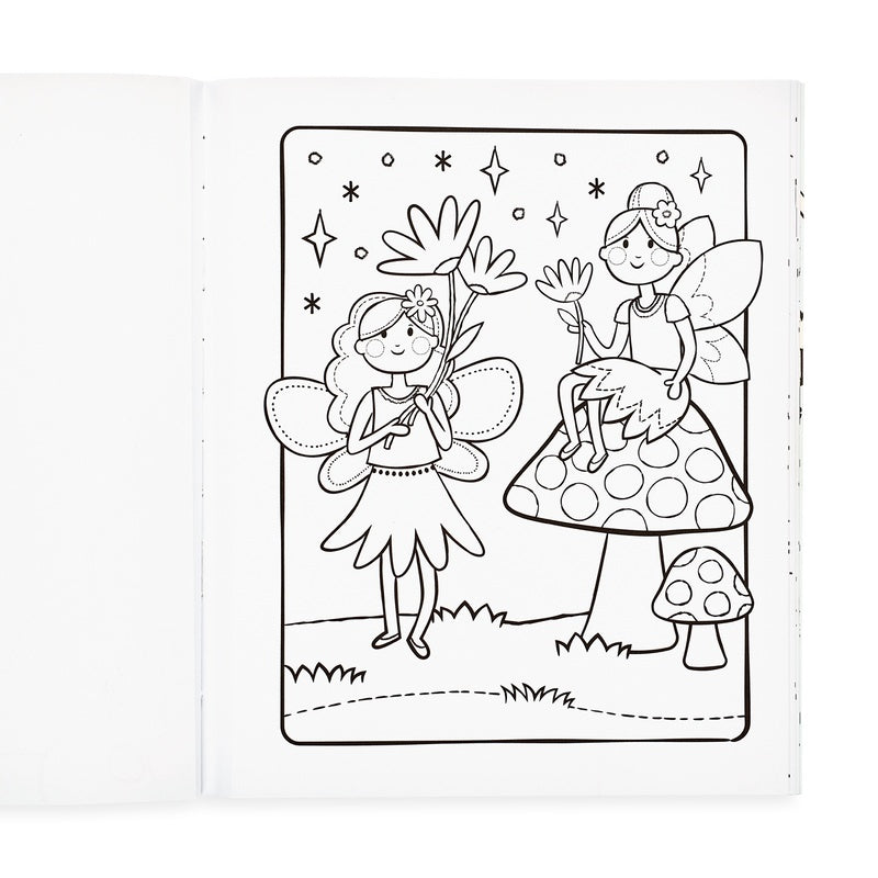 OOLY Color-in Book-Princesses & Fairies Default Title