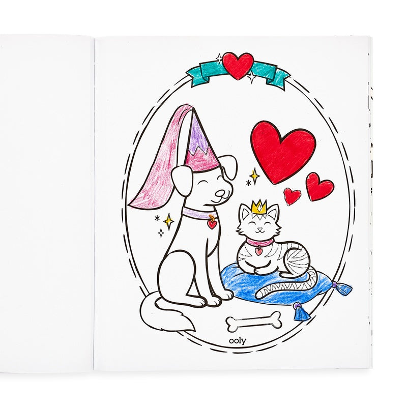 OOLY Color-in Book-Princesses & Fairies Default Title