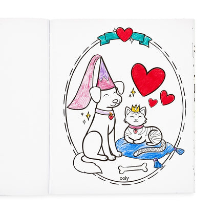 OOLY Color-in Book-Princesses & Fairies Default Title