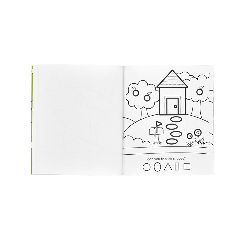 OOLY Toddler Colouring Book-123 Shapes & Numbers Default Title