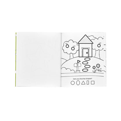 OOLY Toddler Colouring Book-123 Shapes & Numbers Default Title