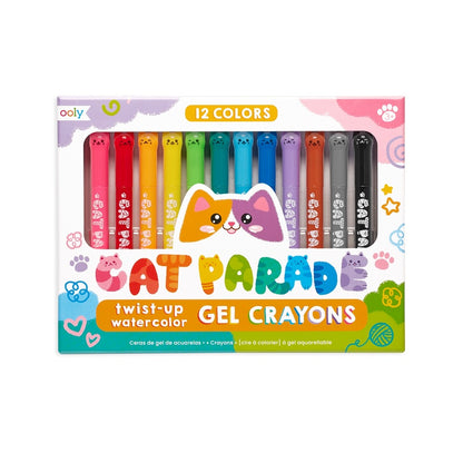 OOLY Cat Parade Gel Crayons 12s Default Title