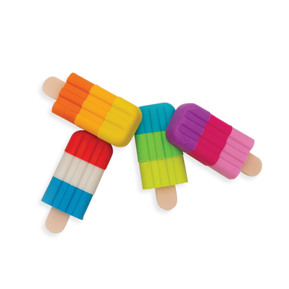 OOLY Icy Pops Scented Puzzle Erasers 4s Default Title