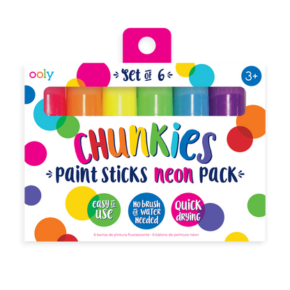 OOLY Chunkies Paint Sticks 6s Neon Default Title