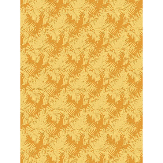 DECOPATCH Paper:Yellow & Orange 853 Palm Leaves