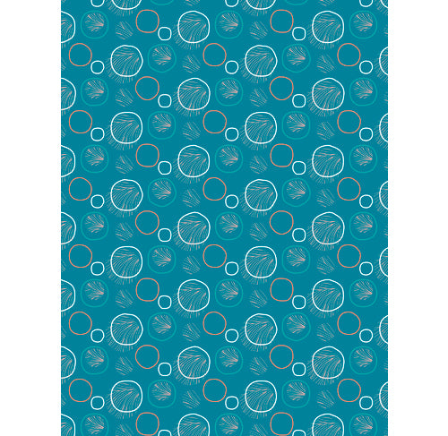 DECOPATCH Paper:Blue 858 Bubbles