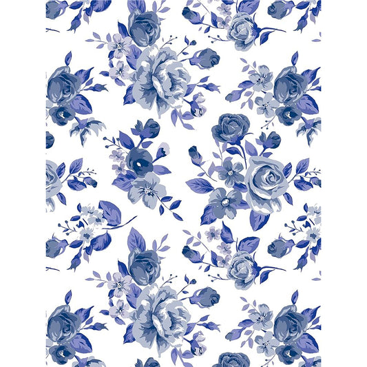 DECOPATCH Paper:Blue 811 Roses