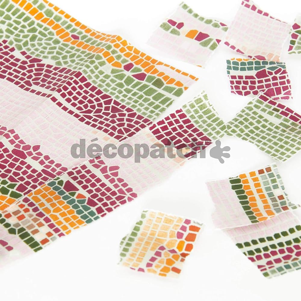 DECOPATCH Paper:Green 509 Mosaic