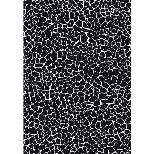 DECOPATCH Paper:Mosaics 564 Black Crackle