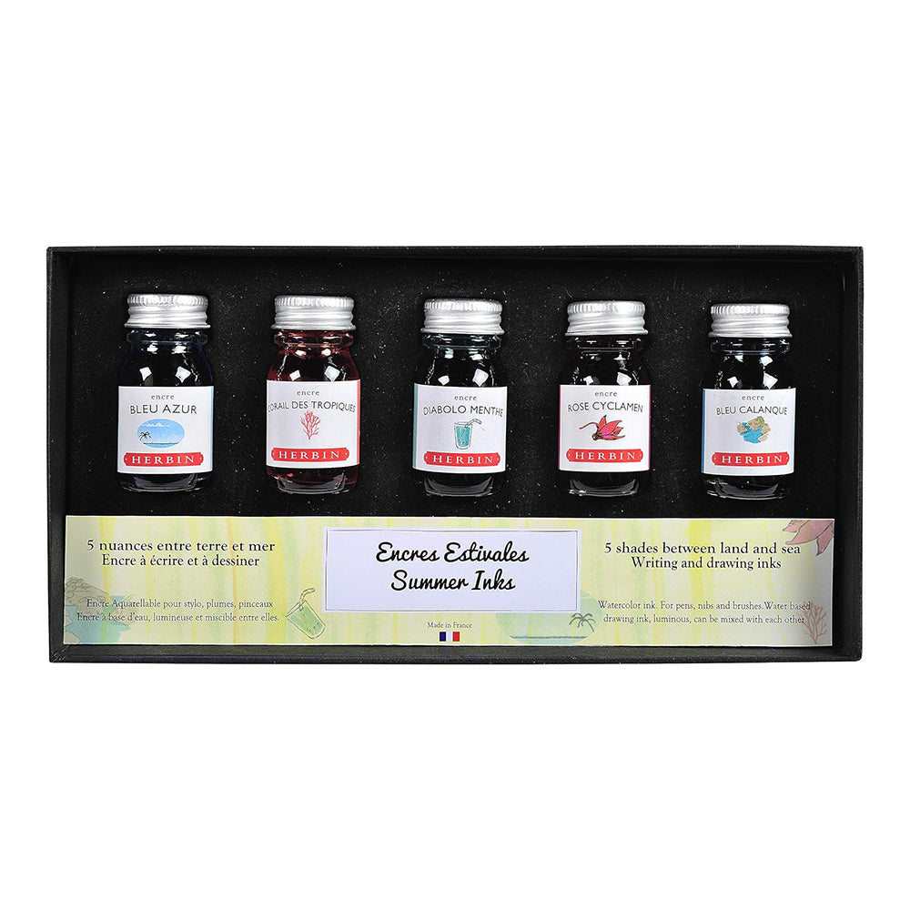 J.HERBIN La Perle Des Encres 10ml Set of 5 Summer