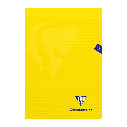 CLAIREFONTAINE Mimesys PP Notebook A4 96s Seyes Yellow