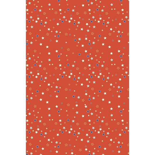 DECOPATCH Paper-Texture:Red 868 Stars