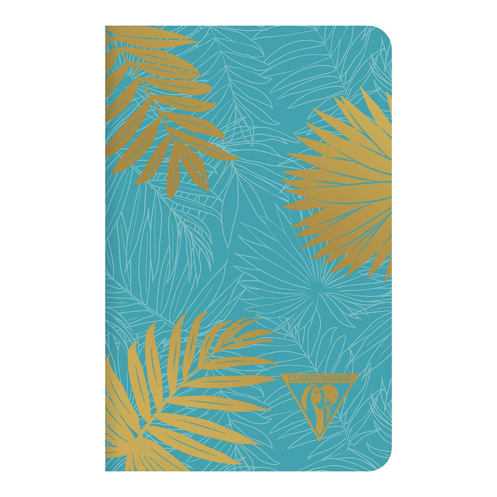 CLAIREFONTAINE Neo Deco 9x14cm Lined 48s Turquoise