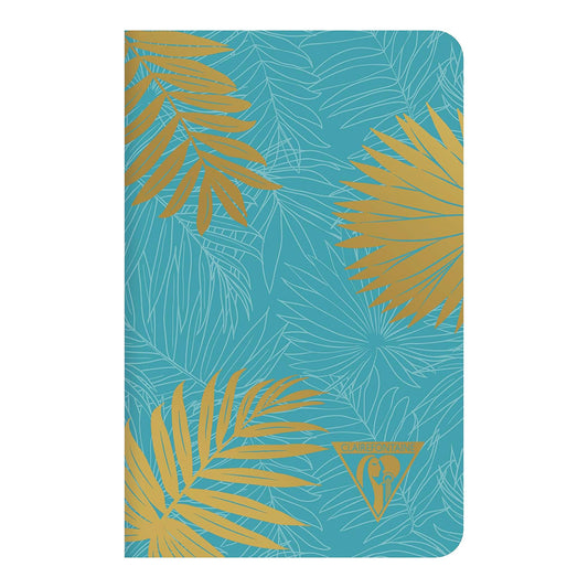 CLAIREFONTAINE Neo Deco 9x14cm Lined 48s Turquoise