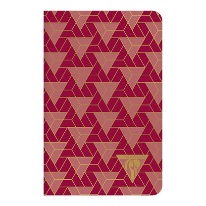 CLAIREFONTAINE Neo Deco 9x14cm Lined 48s Ruby