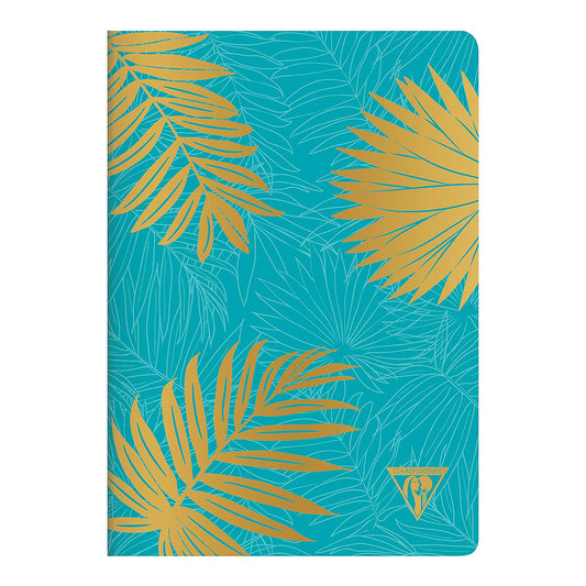 CLAIREFONTAINE Neo Deco A5 Lined 48s Turquoise