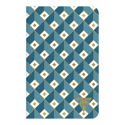 CLAIREFONTAINE Neo Deco 11x17cm Lined 48s Duck Blue