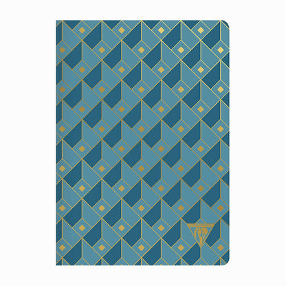 CLAIREFONTAINE Neo Deco A5 Lined 48s Duck Blue